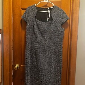 Grace Karin Black and White Midi Dress